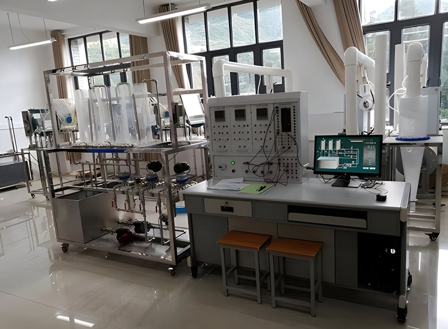 三容水箱對象系統(tǒng)實驗裝置